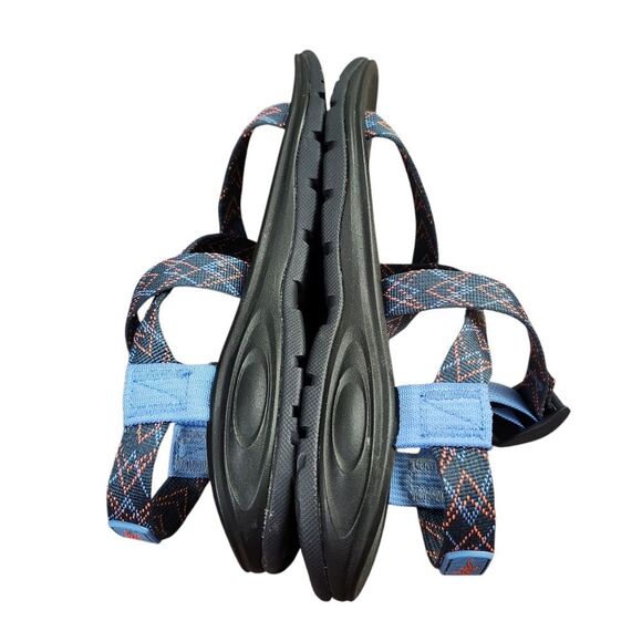 Chaco Zstrap Blue Multicolored Womens ‎ Hiking Walking Sandals Sz 8 - Picture 5 of 12
